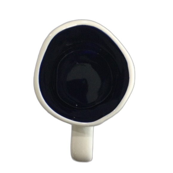 Rae Dunn Artisan Collection HIS Ceramic Embossed Mug. Dishwasher Safe - Picture 4 of 8